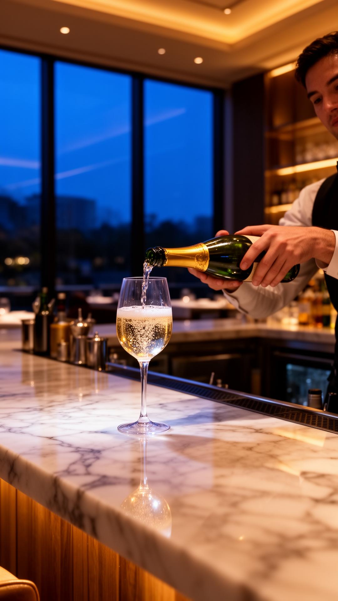 Premium hospitality scene